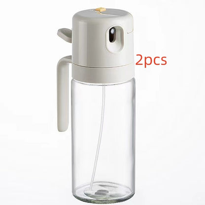 Smart 2-in-1 Oil Sprayer & Dispenser Bottle – Automatic Pouring & Fine Mist for Healthy Cooking (550ml)