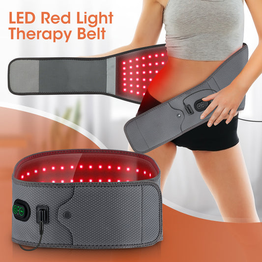 Red Light Therapy Waist Belt – Heated Pain Relief & Muscle Recovery Support