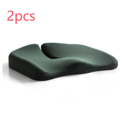 Pressure Relief Seat Cushion And Back Relief Lumbar Pillow Breathable Ass Cushion Non-Slip Wear-Resistant Office Chair Pads