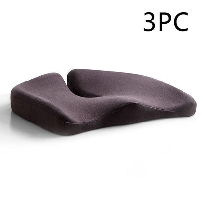 Pressure Relief Seat Cushion And Back Relief Lumbar Pillow Breathable Ass Cushion Non-Slip Wear-Resistant Office Chair Pads