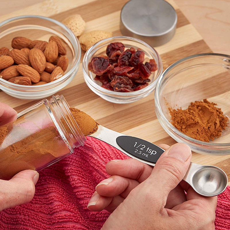 PrecisionPro™ 5-Piece Stainless Steel Measuring Spoon Set – Perfect Accuracy for Every Recipe