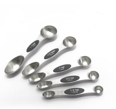PrecisionPro™ 5-Piece Stainless Steel Measuring Spoon Set – Perfect Accuracy for Every Recipe
