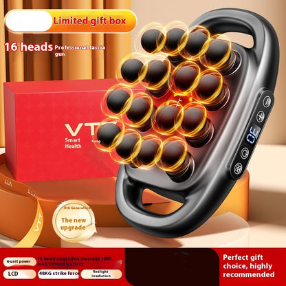 DeepStrike™ 16-Head Muscle Massage Gun – Whole Body Deep Tissue Pain Relief & Recovery Tool