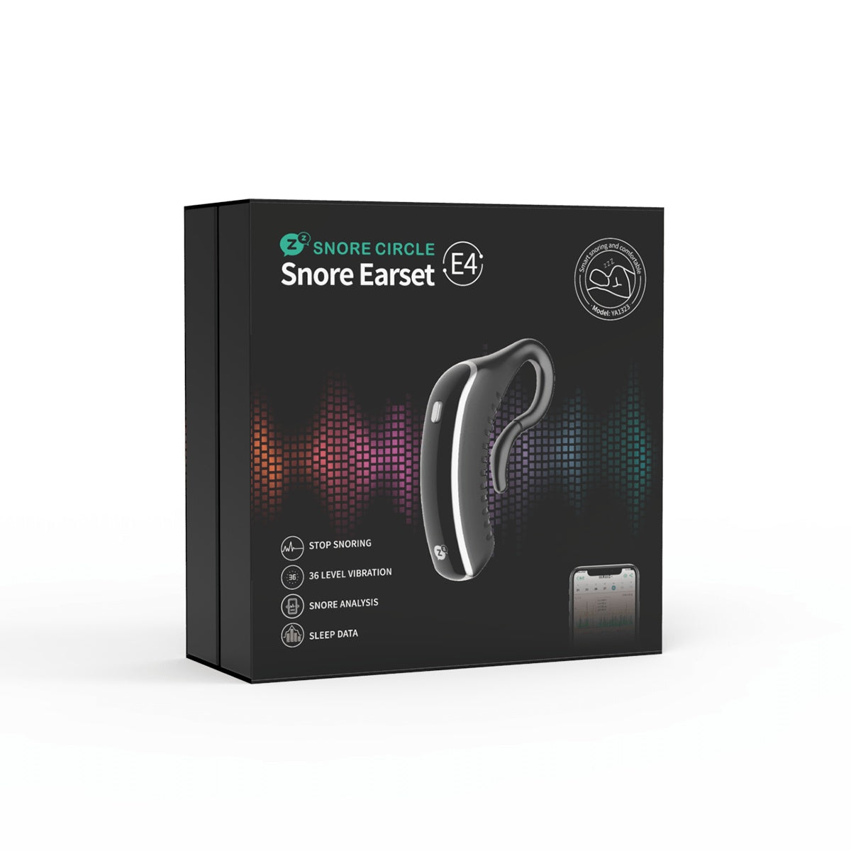 Smart Bluetooth Anti-Snoring Sleep Earset – 24H Sleep Aid & Snore Reduction Device