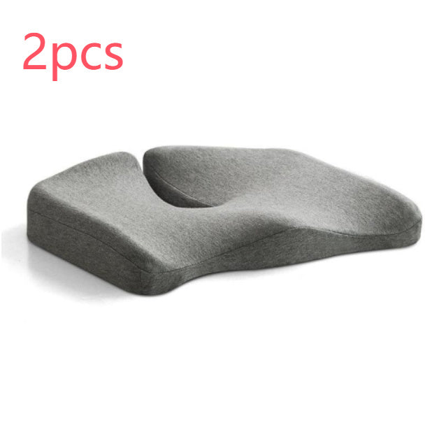 Pressure Relief Seat Cushion And Back Relief Lumbar Pillow Breathable Ass Cushion Non-Slip Wear-Resistant Office Chair Pads