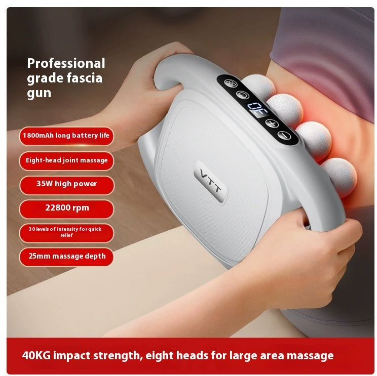 DeepStrike™ 16-Head Muscle Massage Gun – Whole Body Deep Tissue Pain Relief & Recovery Tool