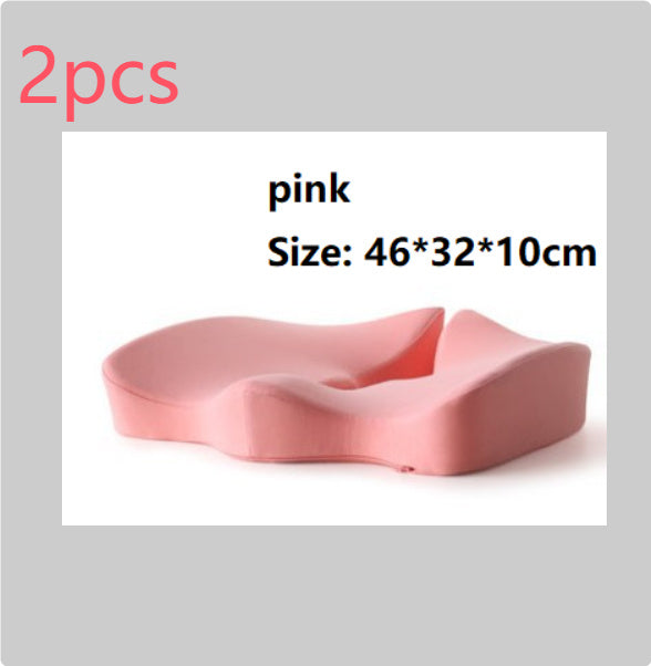 Pressure Relief Seat Cushion And Back Relief Lumbar Pillow Breathable Ass Cushion Non-Slip Wear-Resistant Office Chair Pads