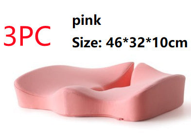 Pressure Relief Seat Cushion And Back Relief Lumbar Pillow Breathable Ass Cushion Non-Slip Wear-Resistant Office Chair Pads